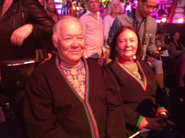 Jan och Ulla Fjällgren på #talang Strax efter att #jonhenrik sjungit. Helt fantastiskt, säger Jan.
