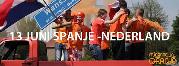 OJC_Midgard's tweet photo. De eerste wedstrijd van Oranje is op 13 juni tegen Spanje! http://t.co/nD6zu8ENdN