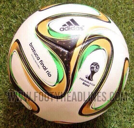 Randomfakta's tweet image. Bollen som kommer användas under VM-finalen i fotboll.