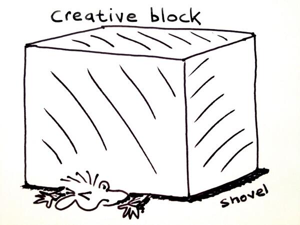 MartinShovel's tweet image. My cartoon - creative block