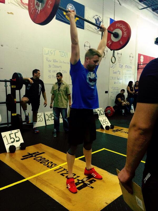 fitcultchron's tweet image. WOD 2: #BearComplex &amp;amp; Barside #Burpees every min on the min, 10lb increase each time! #LastTeamStanding #CrossFit201