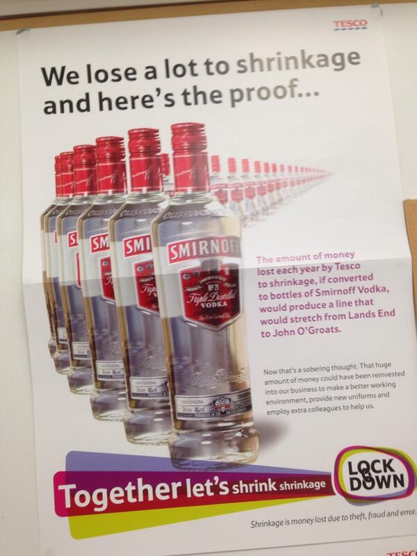 Lockdown2014's tweet image. Together let's shrink shrinkage . Do you have all your back stock under lock and key and duel control ?