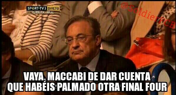 B5UNO's tweet photo. Vaya fiesta eh.. Floren.. 
#MaccabiDeDarCuenta http://t.co/12BTtxJ2hY