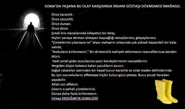 DiYARBAKIRebs's tweet photo. SOMA’DA YAŞANAN BU OLAY İÇİN İNSANIN GÖZYAŞI DÖKMEMESİ İMKANSIZ. http://t.co/MPTehLPjwW