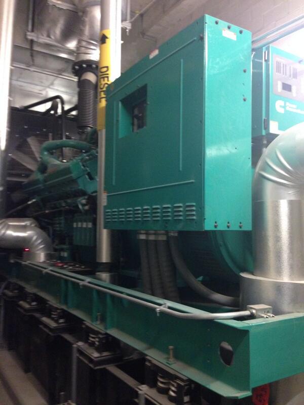 Massive generator to run my hotel, big enough to power a small city!