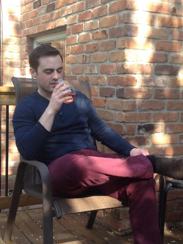 On this beautiful long weekend, why not enjoy a glass of our White Zinfandel Rosé? We know our friend Michael is..