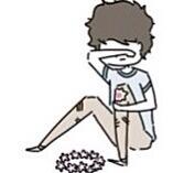 *sits in the grass in the park crying softly, holding my knee*