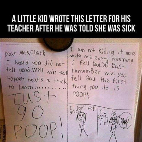 This kid knows where it's at