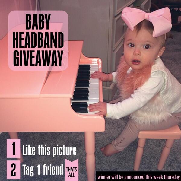 Doubleheaderusa's tweet photo. BABY HEADBAND GIVEAWAY!!!#doubleheaderusa
#dhcontest #hairaccessories #baby #cute #pink http://t.co/V6xZfOZP1x
