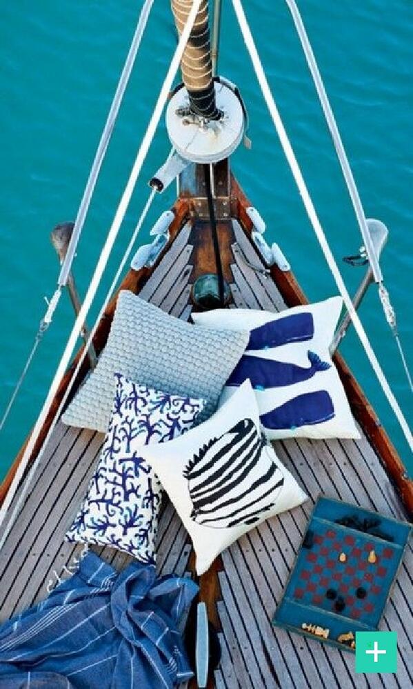 For the days we're not on the #beach, these beautiful #pillows bring the beach home. #shopit dobundle.com/shop-1083