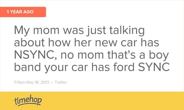 mtsalts's tweet image. Omg my mom has her moments #NSYNC vs #fordsync timehop.com/c/t:3358804321…