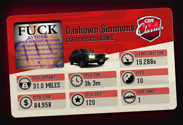 ChefRegularGuy's tweet photo. Check out my stats in #CSRClassics for Android. It's FREE! http://t.co/gBiTVPdXVN http://t.co/goXRWn76fM