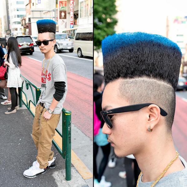 K On Twitter Tokyofashion Blue Tipped Hi Top