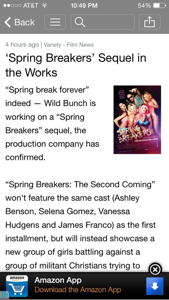 AshieOhLikeWoah's tweet image. BISH WHET?! 😱 #springbreakers2