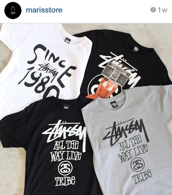 Mau punya kaos dari stussy tapi gatau mau beli dimana? Buruan cek IG nya <a href="/marisstore/">Maris Store</a> mumpung baru restock !!