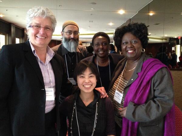 Challenging #CanadianExperience: BCE's <a href="/SakamotoIzumi/">Izumi Sakamoto</a> with Hon. Hall, Azmi (<a href="/OntHumanRights/">The OHRC</a>), Douglas, Hon. Augustine