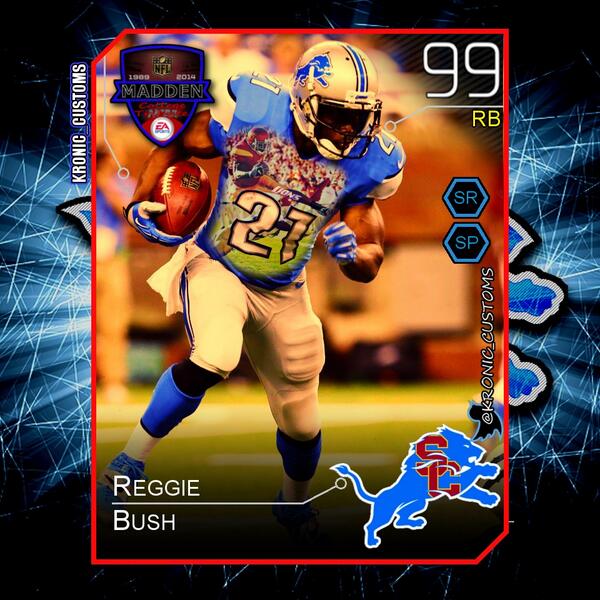 ReggieBush's tweet image. “@KRONIC_CUSTOMS: @ReggieBush hey man let me know what you think about the custom madden card I made for you! http://t.co/6CVHF3jNOB” dope 👍