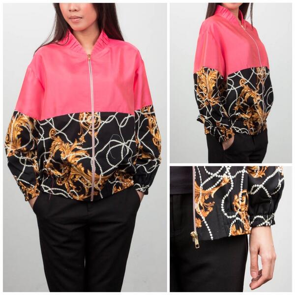 Dolores Bomber Jacket from <a href="/JVSTIFY/">yasmina yesy</a> is available online! IDR 575.000 | Get it yours now >> bit.ly/1g73o1N