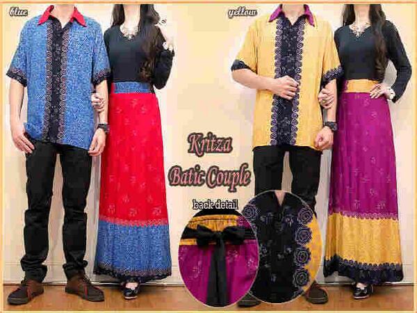 Busana_Modis's tweet photo. Idr160 KRITZA batik couple bbahan sppandex balon + rayoon ce ffit to L co fit  to xl.jpg http://t.co/i9Bd8t4QMW
