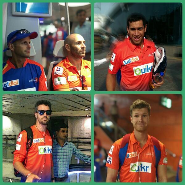 HTC_IN's tweet photo. #ApneMunde pose for the HTC One (M8). Did you notice the cool effects on the photos? #htcdd @DelhiDaredevils http://t.co/Y5eG9MQh9i