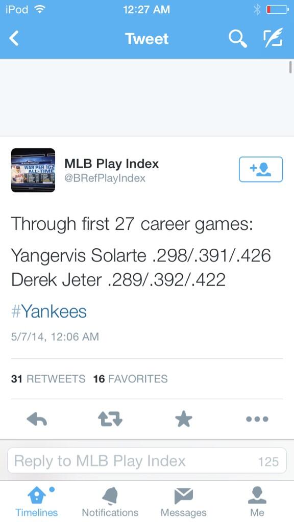 LeviVM_MLB's tweet photo. Not making any predictions...BUT http://t.co/frDhqfW2iG