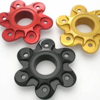 CNC Racing flanges / rear sprocket cover for most Ducatis ready stock in Red or Black..