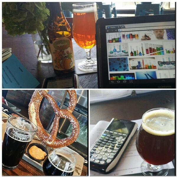 EnterChaos's tweet image. #finalsweek #studying #beerporn #foodie