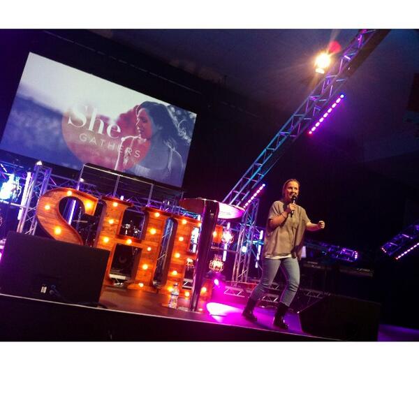 CherishGirls's tweet photo. 'Are you saturated in God?' Great message for the women by @absnibs this morning!! &amp; #SHEcontinues May 21st!! http://t.co/hjN8Perw5F