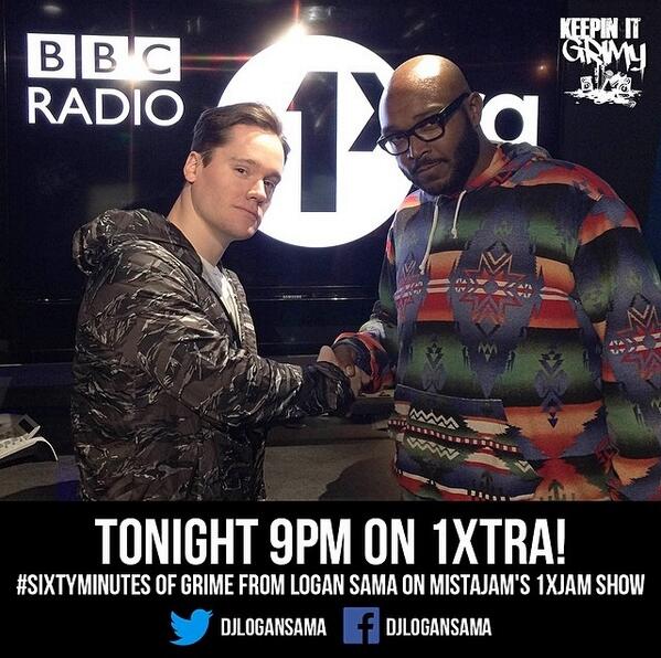 deadly_r3al's tweet photo. Catch man like @djlogansama shutttin down @1Xtra tonight at 9pm ..... #keepinitgrimey spread da wooord http://t.co/x5nsahNdaa