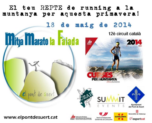 inscripcionsCat's tweet photo. El dia 18 de maig us esperam a Pont de Suert a la Mitja i Quart de Marató de muntanya La Faiada. http://t.co/WzwbgF1lEd