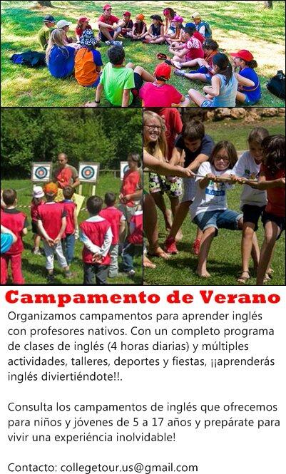 CollegeTourUs's tweet photo. Campamentos de verano!! Haga de este un verano lleno de diversión y juegos para sus hijos... http://t.co/S1Lu9O9wY3