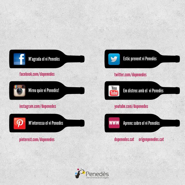 Les #xarxes de la DO Penedès ;)