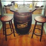 SandbarPolzeath's tweet photo. We're rather impressed with our new #SanMiguel barrels for the café. A more than perfect excuse for a nice cold pint http://t.co/eNzMNVBDa5