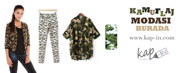 Kamuflaj Modası kap-in.com'da satışta tükenmeden kap-in ! Tüm ödeme sistemleri mevcuttur.