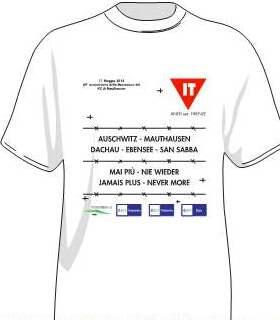 magliette pronte!!!
#inpartenzapermauthausen