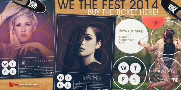 #WTF14 24 Agust 14 at Lap D Senayan. Tix presale 1 : 575K. Jakarta at <a href="/COTTONBOOTH/">COTTON BOOTH</a> Jl.Bumi no 44 Kebayoran Baru