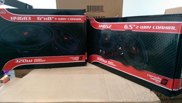 G7Direct's tweet image. More images of the New 2014 range of Cerwin Vega stock that's just come in to us! 
Available to order now!