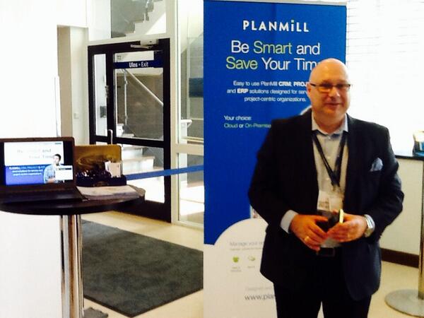 PlanMill's tweet photo. "@ICT_Leaders: #Tietohallinnoniltapaiva alkaa klo 13:00. #ICTexpo2014" #PlanMill #MNiinioja #thomashood! Tervetuloa! http://t.co/baxAJrvTFo