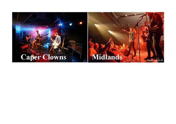 Caper Clowns (@caperclowns) on Twitter photo Vi spiller dobbeltkoncert sammen med Midlands i morgen kl. 20.00 på UTEATER i Odense - kig forbi, det bliver fedt! Vi spiller dobbeltkoncert sammen med Midlands i morgen kl. 20.00 på UTEATER i Odense - kig forbi, det bliver fedt!