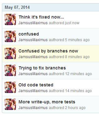 thejamesmcaulay's tweet image. Roughly three years of @github usage and I still don&apos;t fully understand branch merges #GitProblems #DissertationTweet