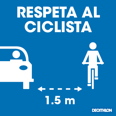 La #seguridad es lo primero de todo... y una pequeña distancia puede marcar la diferencia. ¡Colabora! ;)