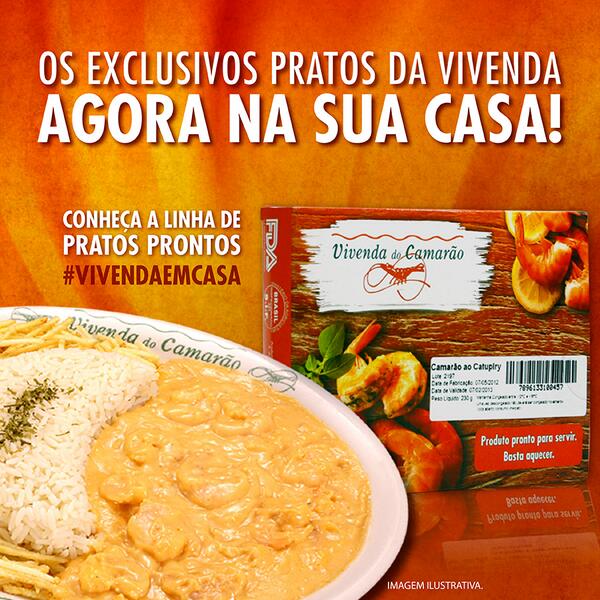 vivendacamarao's tweet photo. Vivenda do Camarão nos melhores supermercados do Brasil.

#vivendaemcasa http://t.co/bYUkOcHexQ