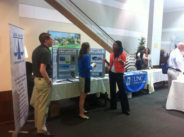mary_ncba's tweet image. RT @carolinguia: Public interest lawyers gather at @NCBAorg #probono fair after #expunctions CLE #4thegood