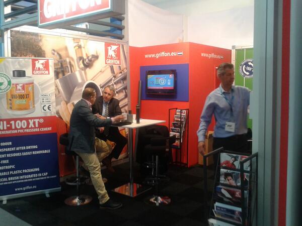 Dag 3 van #IFAT2014. De beurs stroomt weer vol met enthousiaste en nieuwsgierige bezoekers. Ook op onze stand, nr 533