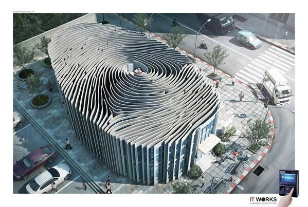 GeotechTips's tweet photo. Increíble edificio en forma de huella digital. Por Civil Engineers http://t.co/fx1aD9cutU