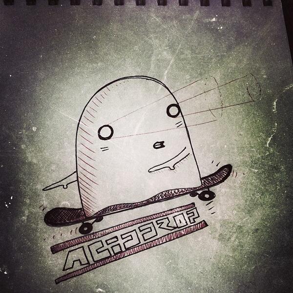 PeaceMatt's tweet image. #aciddrop #skater #pacman #ghost #weird #illustration #sketch #sketchbook #drawing #doodle #pen #ink #paint #char...