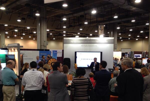 _iansweeney's tweet image. The @taulia team killing it at #fusion2014