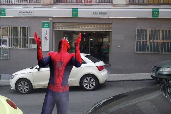 SpideyJaen's tweet photo. Hoy he vuelto a unirme a la gran mayoría http://t.co/Z6mNHXH6DS