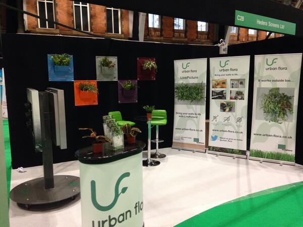 Stand also looking great featuring our brand new green pockets!