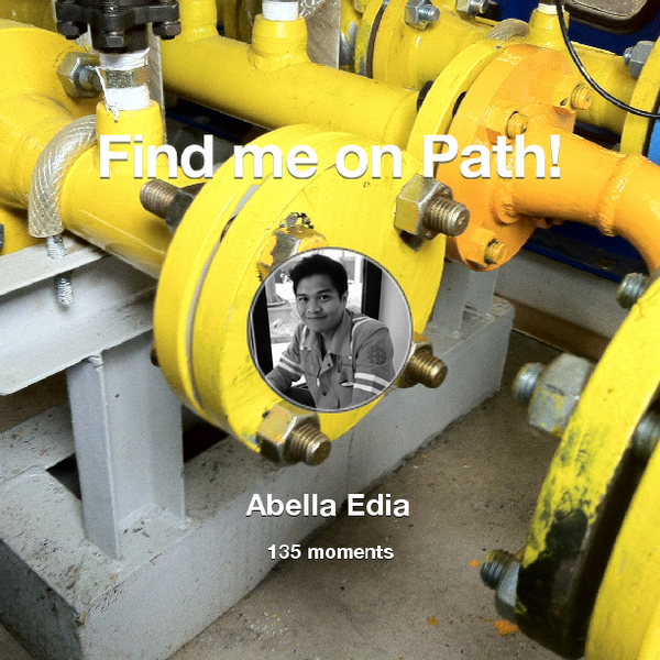 abellaedia's tweet photo. I've shared 135 memories with my friends on #Path - see them now at http://t.co/CG9pXd8b1B! #thepersonalnetwork http://t.co/jyDZDvP1dK
